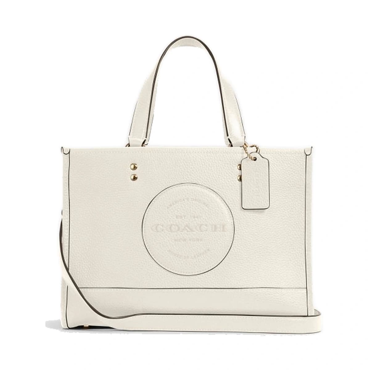 Dempsey Carryall Bag With Patch - Gold/Chalk