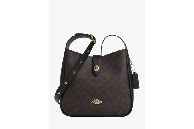 Hadley Bucket Bag Small Walnut/Black