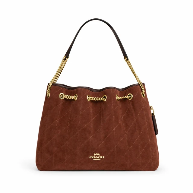 Coach Evelyn Shoulder Bag — Vintage Brown/Maple