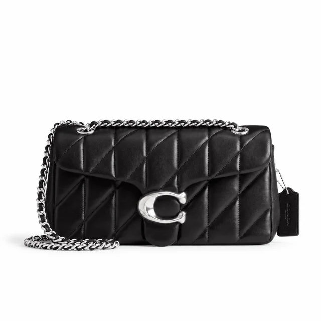 Coach Tabby Shoulder Bag 26 Pillow Quilting — Silver/Black