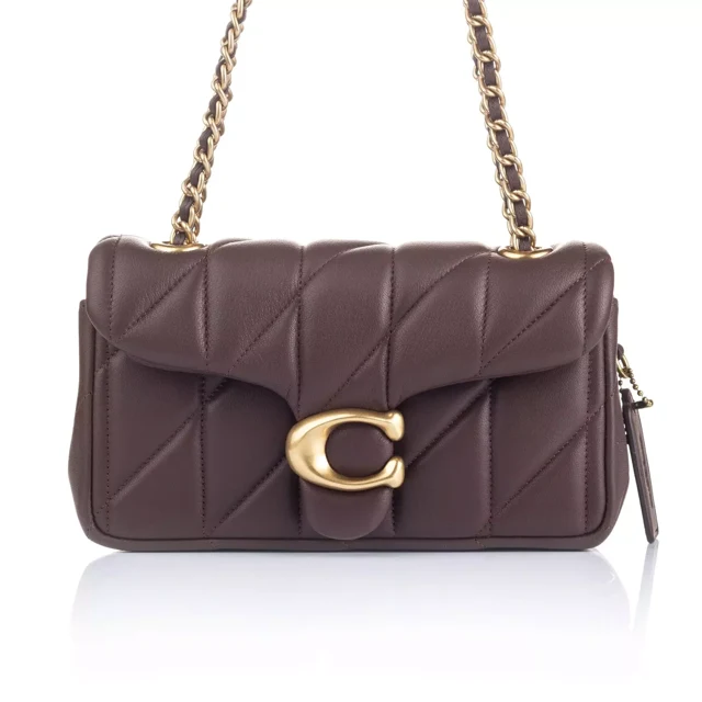 Coach Tabby Shoulder Bag 26 Pillow Quilting — Brass/Maple