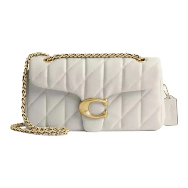 Coach Tabby Shoulder Bag 26 Pillow Quilting — Brass/Chalk