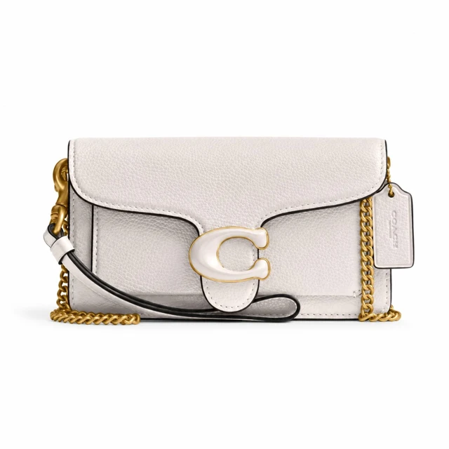 Coach Tabby Crossbody Wristlet — Chalk