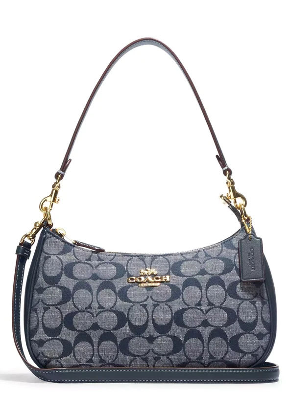 Сумка COACH Teri Chambray Shoulder Bag Denim Multi