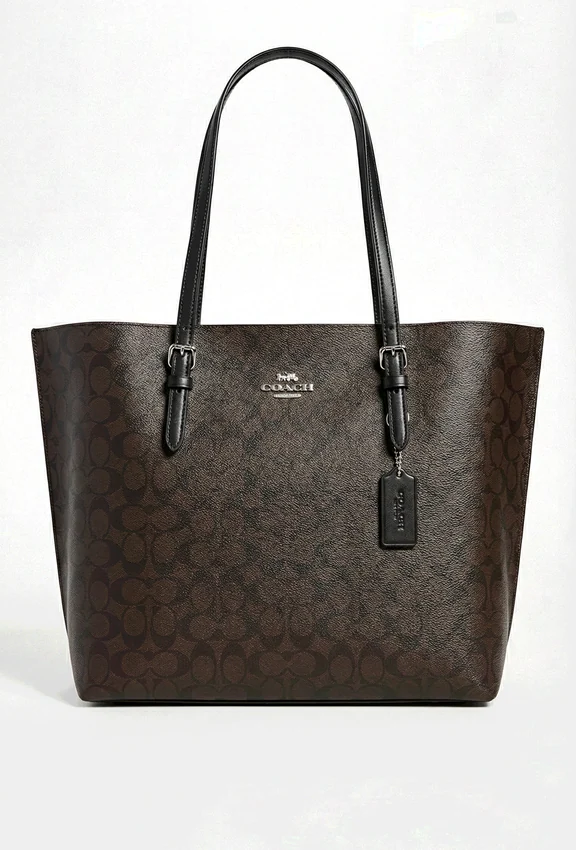 Сумка Coach Mollie In Signature Canvas - Im/Walnut/Black