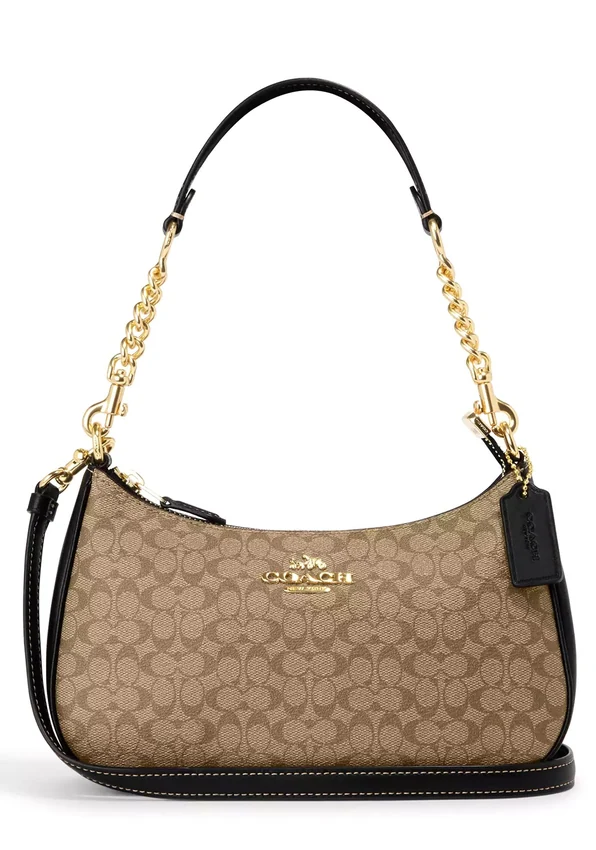 Сумка COACH Teri Shoulder Bag In Signature Canvas Khaki