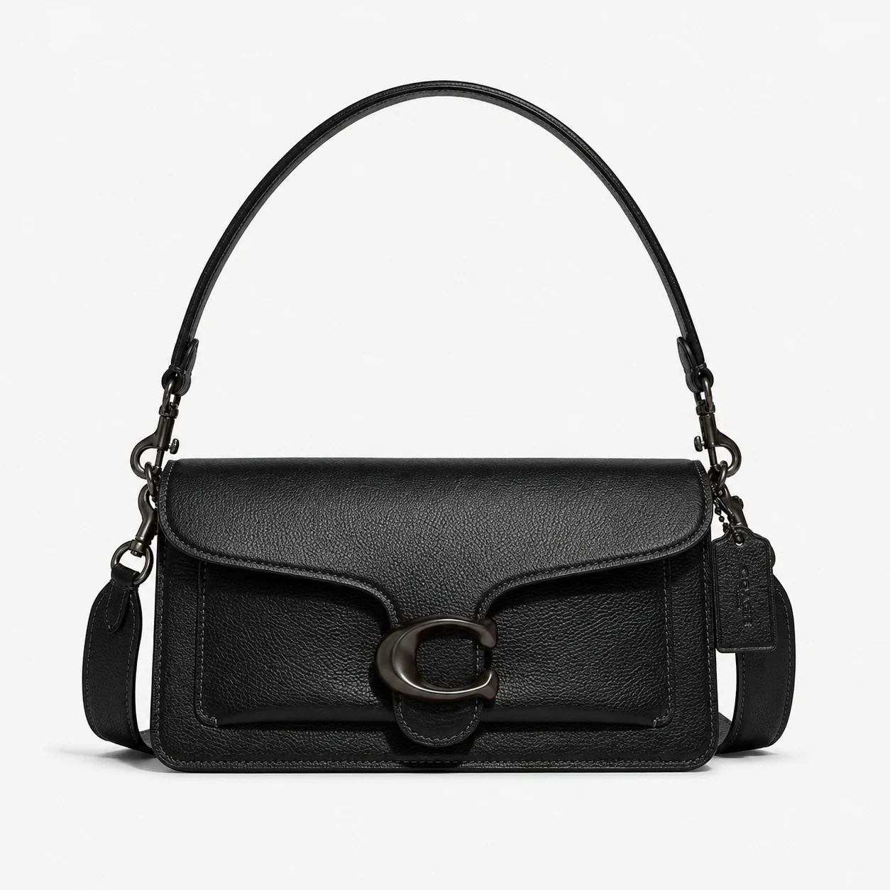 Сумка COACH Tabby 26 Leather Shoulder Bag Black CH857-V5BLK — фото 1