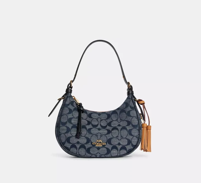 Сумка COACH Kleo Hobo In Signature Chambray